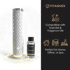 Cordless Scent Diffusers for Home - USB Rechargeable, Waterless Essential Oil Nebulizer for Home, Office, Car - Covers 1,100 Sq. Ft. - Ideal for Bedroom, Bathroom, Room and Car.