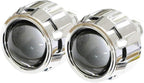 iJDMTOY Mini 2.5-Inch H1 Bi-Xenon Front Lighting Projector Lens with Shroud Compatible with Car Light Retrofit, Customer DIY Job For Off-Road Use Or Show Purpose