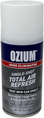 Ozium Air Sanitizer, 2 oz Car Fogger: Single-Shot Smoke Odor Eliminator & Car Air Freshener (That New Car Smell, 2 Packs)