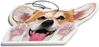 WIRESTER Hanging Air Freshener for Car, Home, Bathroom, Office, Decorative Charm Ornaments, Red Pembroke Welsh Corgi Dog