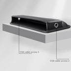 YLXGT Car Seat Gap Filler Organizer and Storages Automotive Accessories Universal for Car SUV Truck Fill The Gap Between Seat and Console Stop Things from Dropping Black 2Pcs