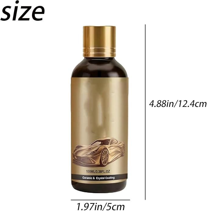 Ceramic Car Coating Kit - Crystal Serum, Advanced Graphene Ceramiccoating, Crystal Coating For Car, For Auto Car Detailing, Gloss Hydrophobicity Anti Scratch (1pcs)
