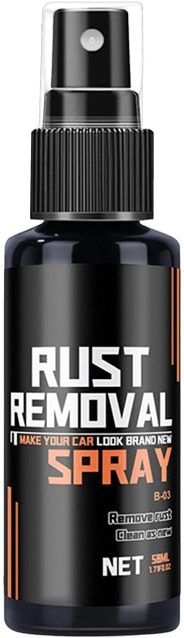 Rust Remover Spray,Rust Remover Spray for Metal, Wheel Hub & Paint Safe Rust Dissolver for Cars/Trucks, Multi Purpose Instant Cleaning Coating Agent,Rustout Instant Remover Spray (50ML)