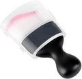 Car Detailing Brush, Soft Bristle Cleaning Brush, Scratch-Free Auto Duster Tool for Dashboard, Air Vents, Leather & Interior Cleaning (Black&Rose with Cap)