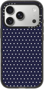 CASETiFY Impact iPhone 17 Pro Case [Slim/Compatible with Magsafe / 8.2 ft. 4X Military Grade Drop Protection] - Nightie - Clear Black