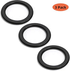 3 Pack Wall Mount Magnetic Phone Holder for iPhone 17/17 Pro/17 Pro Max/Air/16 15 14 13 12 Pro Max Plus mini, Hands-Free Magnet Shower Mirror Cell Phone Holder/Car Sticker Phone Stand, Black
