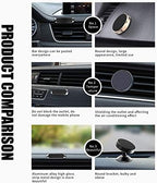 Flat Magnetic Phone Mount 4 Pack. Silver Cell Phone Holder for Car Dashboard, Wall, Truck. Universal Stick on iPad Wall Magnet Mount Kit for Tablets, Smartphones. Compatible with iPad, Tab, Note