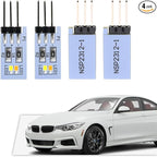 NJSBYL 4PCS LED Courtesy Door Handle Circuit Board for B-MW 3 4 5 Series X1 M4 Gran Turismo Touring Sedan Convertible Coupe F10 F30 F31 F32 F33 F34 F36 F48 F82 F83 Orange-White Ambient Lighting
