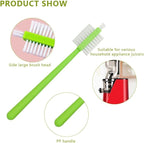 Window Groove Cleaning Brush, Window or Sliding Door Track Cleaner for Sliding Door, Sill, Tile Lines, Shutter, Car Vents, Keyboard (14Piece)