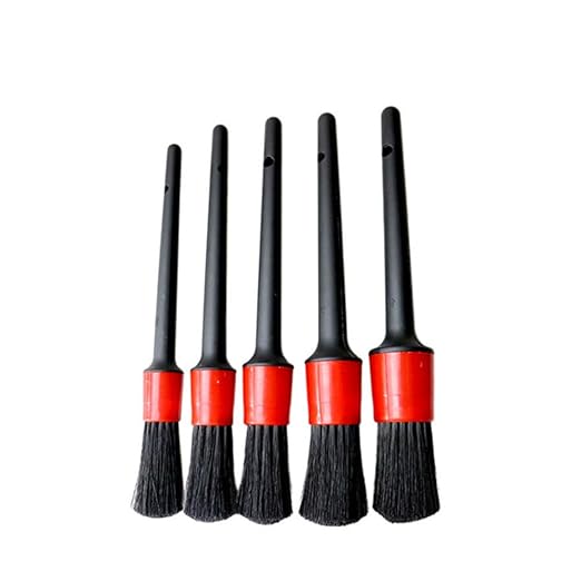 5pcs Detailing Brush Set Car Brushes Car Detailing Brush for Car Cleaning Detailing Brush Dashboard Air Outlet Wheel Brush,5pcs