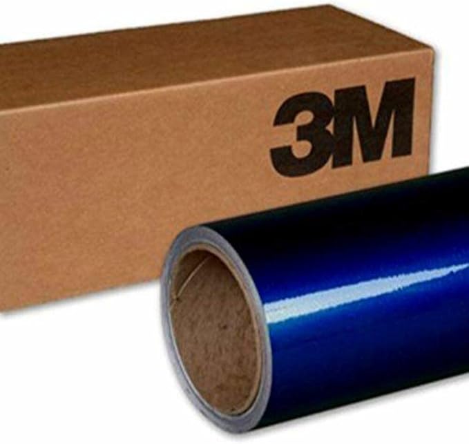 3M Car Wrap Roll 2080 Gloss Deep Blue Metallic | G217 | (Sample 3in x 5in) | Automotive Vinyl Wrap for Cars - Car Interior Wrap & Exterior