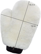 Gracefur Ultra-Soft Car Wash Mitt Lambswool Wash Mitt with Thumb, Scratch-Free Sheepskin Wash Mitt Extra Large Cleaning Gloves for Cars, Trucks, SUVs, Motorcycles Detailing
