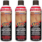 RGS Labs LT5 Leather Treatment (3 Pack, 16 oz Each) | All-in-One Leather & Vinyl Cleaner and Conditioner | High-Cling Foam Spray | Cleans, Softens & Preserves Interior Surfaces