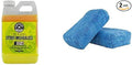 Chemical Guys CWS_301 Citrus Wash and Gloss (64 oz), 64. Fluid_Ounces and MIC_292_02 Premium Grade Microfiber Applicator, Blue (Pack of 2)