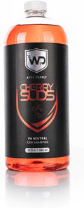 Cherry Suds Car Wash Soap - pH-Balanced Soap Creates Thick Foam in A Bucket; Safe on Waxes, Coatings, and Sealants; High Lubricity; Cherry Scent - 32 oz