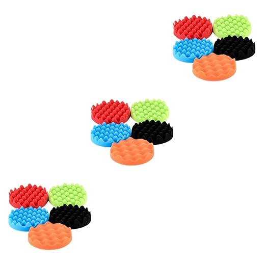 15pcs Polishing Pads for Car Buffing Compound Kit Wool Discs Car Detailing Accessories Bar for Auto Detailing Interior Accessories