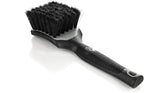 Detail Factory - ProGrip Interior Scrub Brush - Soft Bristles - Rubber Grip for Maximum Stability and Comfort - Curved Head Profile for Better Clearance - Grey