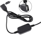 Ultra Compact USB Direct Hardwire Adapter Kit, Waterproof Power Cord Supply Port Car Hard Wire Charger Charging Cable Socket Step Down Converter Outlet for Motorcycle Smart Phone GPS Dash Camera