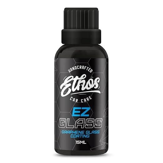EZ Glass - Graphene Glass Coating & Water Repellent for Windshields - 12+ Months of Long Lasting Hydrophobic Windshield Coating - Quick and Easy Application 15ML