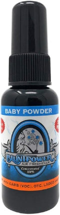 BluntPower 1 Ounce Bottle Oil Based Concentrated Air Freshener and Oil for Burner, Baby Powder