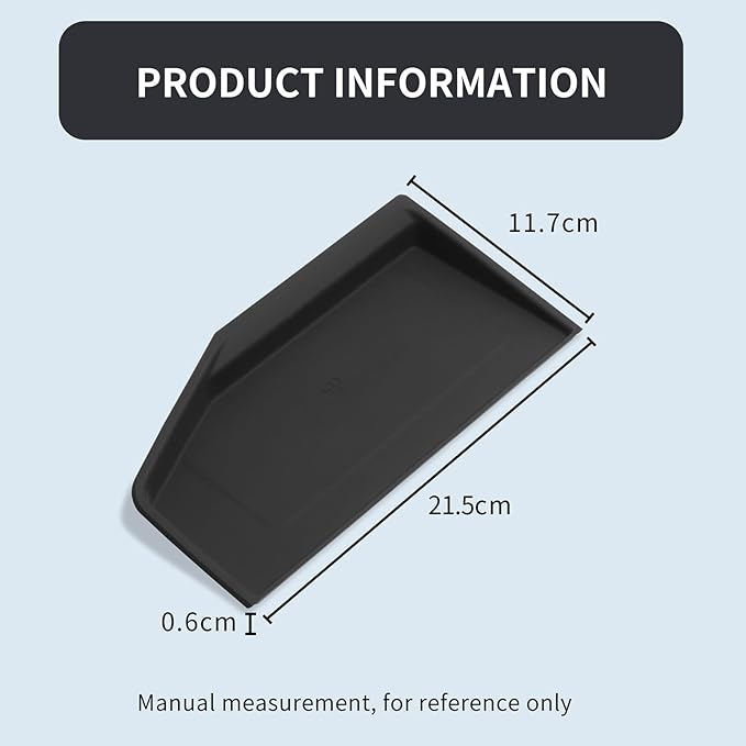 smabee Center Console Wireless Charging Protective Mat for 2024 2025 2026 Lexus GX 550 GX550 Accessories Silicone Protection Pad Center Console Liner Interior Black
