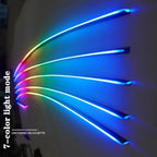 18 in 1 Symphony car Ambient Lights RGB car Interior Acrylic Light Guide Fiber Optic Universal Car Decoration Atmosphere Lights