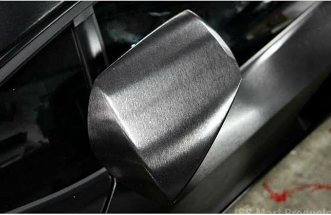 3M Car Wrap Roll 2080 Brushed Black Metallic | BR212 | (5ft x 15ft (75 Sq/ft)) | Automotive Vinyl Wrap for Cars - Car Interior Wrap & Exterior | w/Free Instawraps Pro Glove