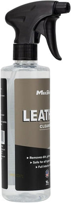 Maxshine Leather Cleaner 16 oz – Deep Cleaning Formula for Car Seats, Interior, and Upholstery, Safe on Natural & Synthetic Leather, Removes Dirt, Grime & Stains