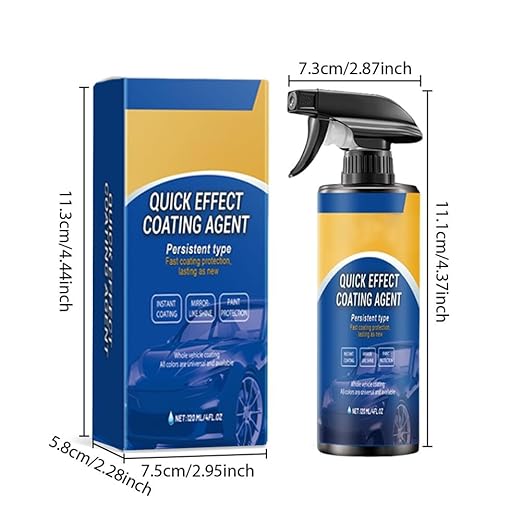 Nano Quick Coat Restores, Nano Quick Coat Restore Coating Spray, Quick Effect Coating Agent for Cars, Advanced Cars Quick-Acting Coatings Agent Spray, for All Car Models (2PCS)