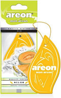 AREON MON MA13 Hanging Best Car Air Freshener Melon Scent, Paper Hanging Ornaments, Long Lasting Scent for Car or Home 12 Pack
