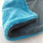 1600gsm MEGA Scratch Free XL Ultra Absorbent Blue Microfiber Professional Car Drying Towel, Twisted Loop 24" x 36" for Detailing Cars (1)