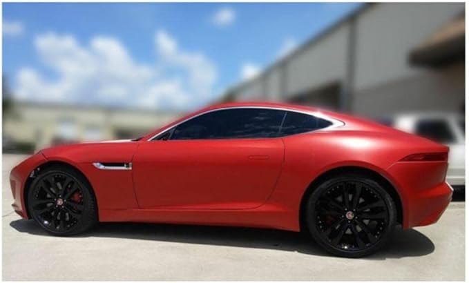 3M Car Wrap Roll 2080 Satin Smoldering Red | S363 | (5ft x 40ft (200 Sq/ft)) | Automotive Vinyl Wrap for Cars - Car Interior Wrap & Exterior | w/Free Instawraps Pro Glove