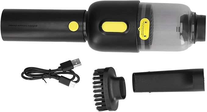 Topyond Efficient Car Vacuum Cleaner Powerful 3200Pa Suction,Long Battery Life,Visual Design,Portable USB Charging for Home, Office, Car Ideal for Sand, Soot, Hair
