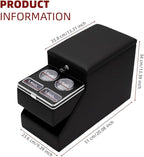 time secret Universal Center Console Between Seat for Minivans, SUVs, Middle Van Console Floor Console Organizer Storage Box (with Locking Design)