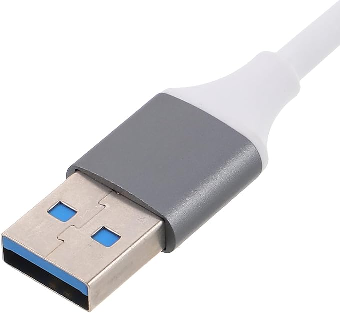 Sewroro USB Multiport Hub Expander for Laptop and Car USB Extender Hub for Keyboard Mouse and Gaming Accessories Dark Gray with Packaging Box