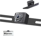 X1 Ntsc Backup Camera for Car License Plate Reverse Cam, IP69 Waterproof Rearview Camara de Reversa de Auto Clear Night Vision, 149 Degree Wide View Angle - NTSC 12V