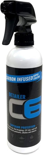 C6 Carbon Infused Automotive Paint Detailer Hardest Durable Protection and Shine for All Vehicles from UV, Acid Rain, Road Salt, Scuffs 16 oz. (C6D016)