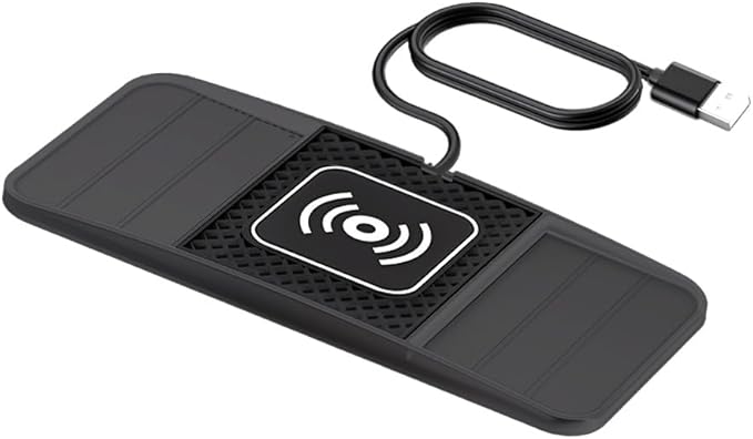 Wireless Charging Pad for Car for Toyota 4Runner 2000-2025, DIY Trim-to-Fit Slim Non Slip Fast Charger Car Wireless Charging Pad 30CM Cable,B 30cm USB Plug Cable