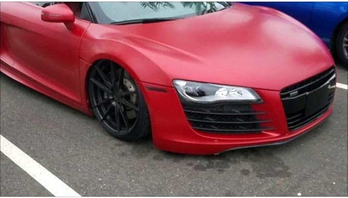 3M Car Wrap Roll 2080 Satin Smoldering Red | S363 | (5ft x 5ft (25 Sq/ft)) | Automotive Vinyl Wrap for Cars - Car Interior Wrap & Exterior | w/Free Instawraps Pro Glove