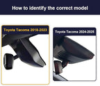 Fitcamx Front 2K and Rear 1080P Dash Cam Adapts for Toyota Tacoma 2018 2019 2020 2021 2022 2023 Limited SR5 SR TRD Sport Off-Road Pro, OEM Look, Dual HD Video WiFi, Loop Recording G-Sensor, 64GB Card