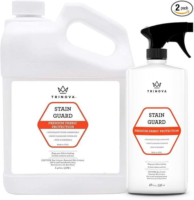 Trinova Non-Aerosol Stain Guard Bundle, (18oz and 1 Gal)