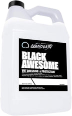 Nanoskin BLACK AWESOME Silicone-Free VRT Dressing Protectant 1 Gallon – Adjustable Like-New Finish to Vinyl, Rubber, Tire, Trim, Plastic, Interior & More | Safe for Cars, Trucks, Motorcycles, RVs