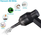 NEW Cordless Mini Vacuum Cleaner,Portable Computer Vacuum for Car Laptop Sewing Machine Keyboard Vac USB Desk Crumbs Hairs Dust Cleaners