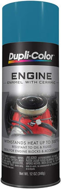 Dupli-Color DE1619 Engine Enamel Spray Paint with Ceramic - Chrysler Green - 12 oz Aerosol Can
