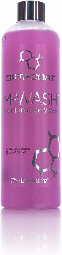 OPTI-COAT – M-Wash – Clean the Toughest Automotive Grime; Protect Against Airborne Heavy Metal Pollution & Maintain Coated Surfaces; Rich Foaming Lather Traps Dirt and Grime (16 Fl. Oz.)
