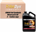 10W40 Motorcycle Oil JASO MA2 Full Synthetic – Patented Ceramic Coating Technology – For Motorcycles, ATVs, UTVs & Watercraft (4 Gallon Case)