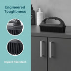 Rubber Pet Hair Removal Brush Lint & Cat Dog Hair Remover Brush Pet Silicone Lint and Debris Remover for Cleaning, Grooming, Home,Black