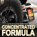 Pinnacle Advanced Wheel Cleaner | Color-Changing Deep-Cleaning Formula | Safe for All Wheel Finishes | Concentrated & Chemical-Free | 16 oz | PIN-400-N