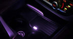 iJDMTOY Purple Magenta USB Plug-in Miniature/Nano LED Car Interior Ambient Accent Lighting Kit