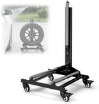 Yeeoy Rolling Wheel Detailing Stand, Heavy Duty Wheel Cleaning Stand, Portable Tire Car Detailing Roller with 3-Way Rotating Rollers for Cleaning, Ceramic Coating, Applying Tire Shine & Car Wheel Wash